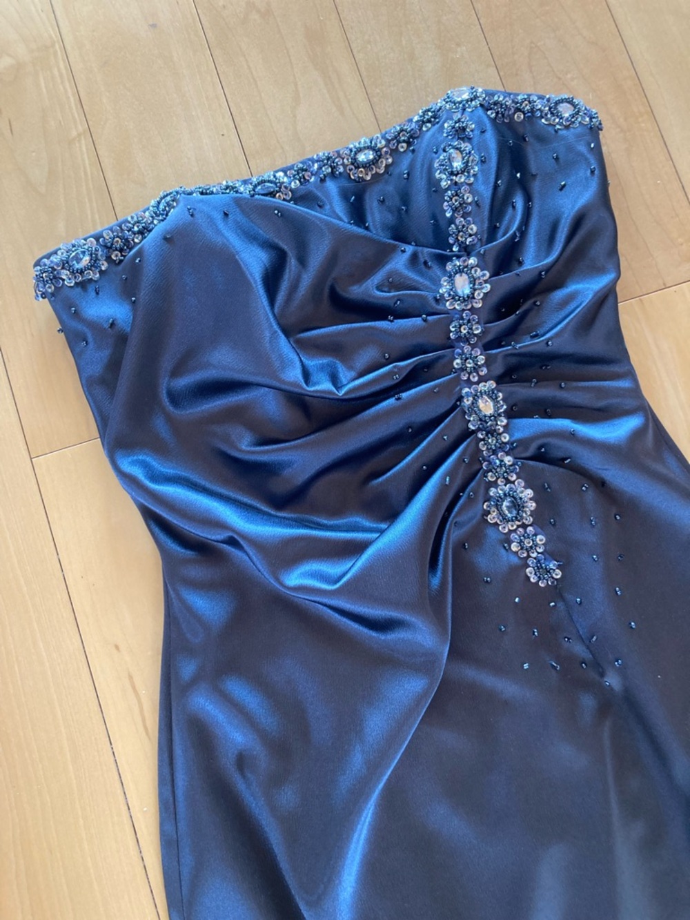 Le Chateau Grey Formal Dress